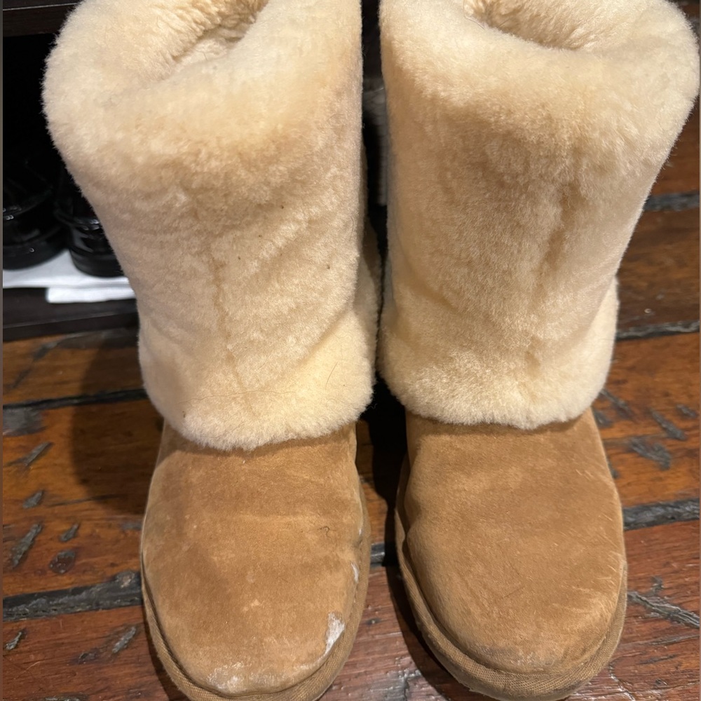 Very worn boots
